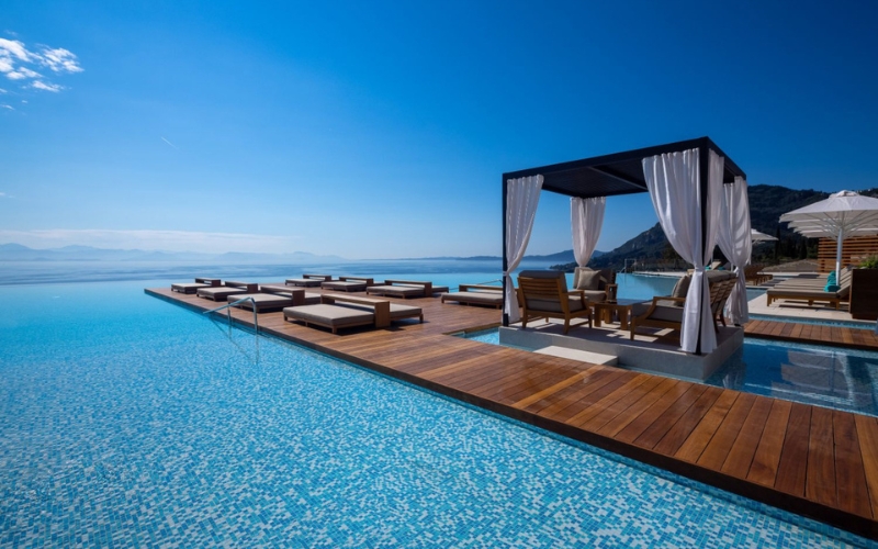 corfu hotels with infinity pool